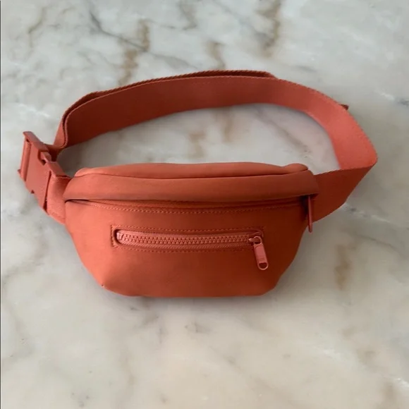 DAGNE DOVER Ace Neoprene Belt Bag Coyote Dark Orange - Picture 3 of 17